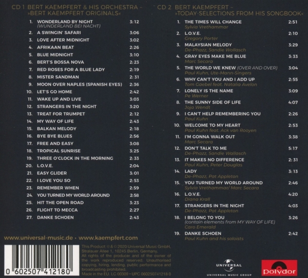 Today & Yesterday - The Bert Kaempfert Anthology 1