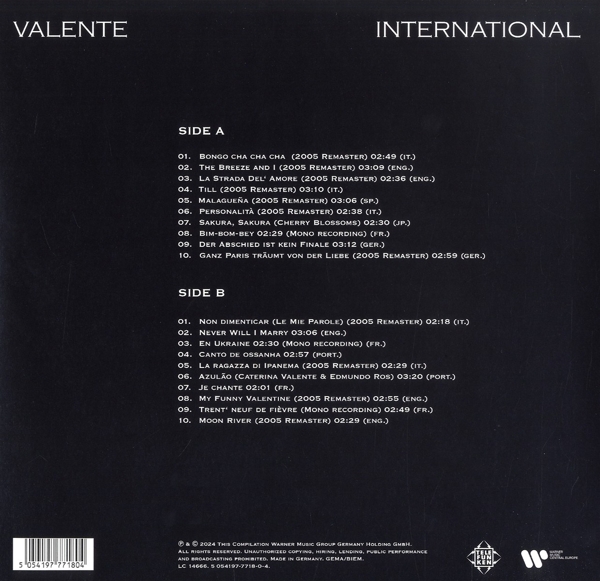 Valente International 1