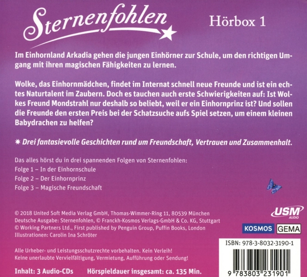 Die Große Sternenfohlen Hörbox Folge 1-3 (3 CDs) 1