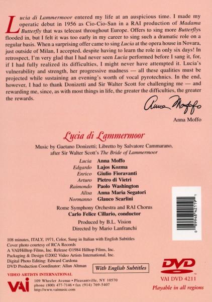 Moffo / Kozma / Fioravanti / + 1