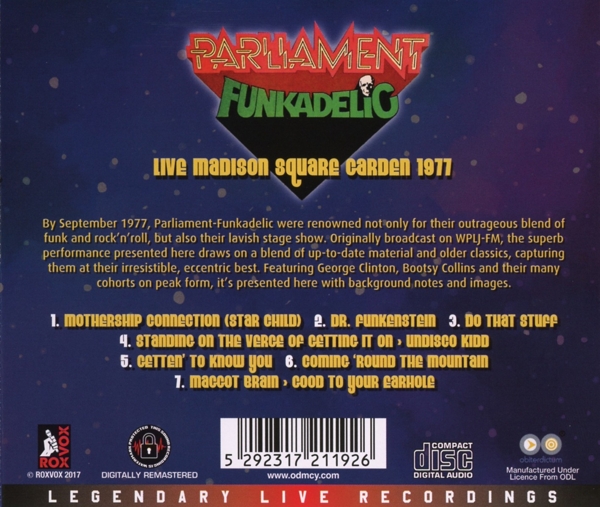Live...Madison Square Garden 1977 1
