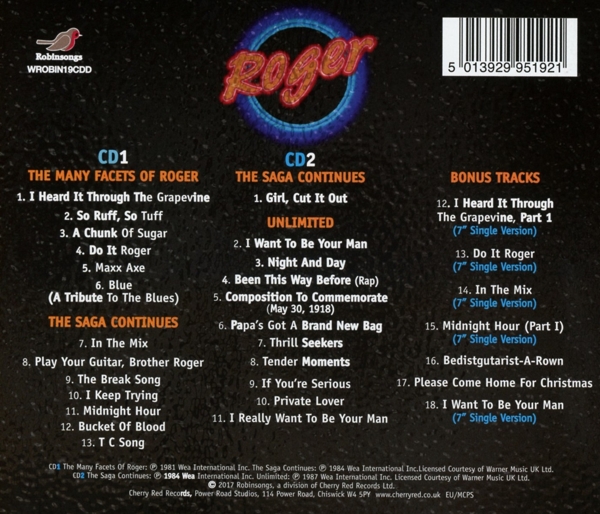 The Many Facets Of Roger/ The Saga Continues... 2