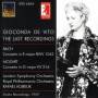 Gioconda De Vito / Rafael Kubelik / LSO / RPHO - Die letzten Aufnahmen