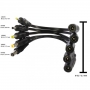 Synergy 21 Led - zub Hohlbuchse -> Hohlstecker Adapter 2,1 -> 2,5