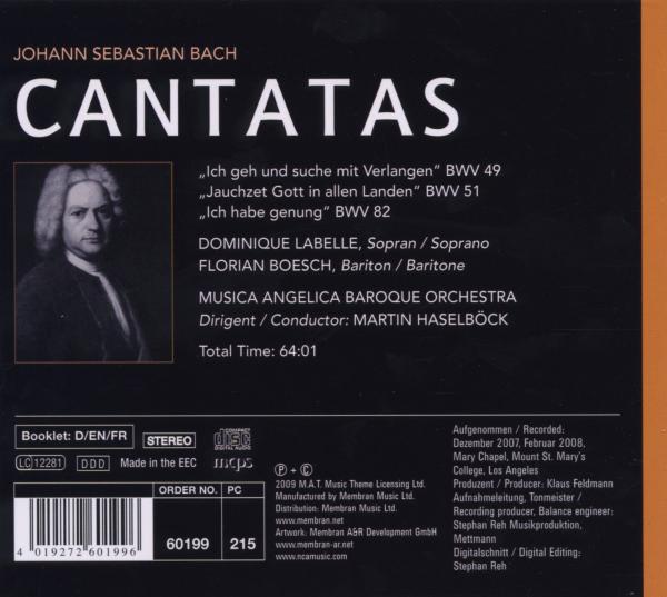 Kantaten BWV 49/ 51/ 82 1