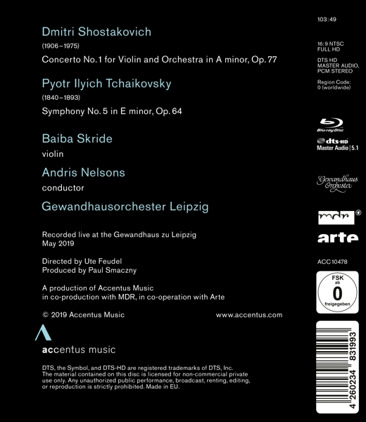 Baiba Skride / Andris Nelsons / Gewandhausorcheste 1