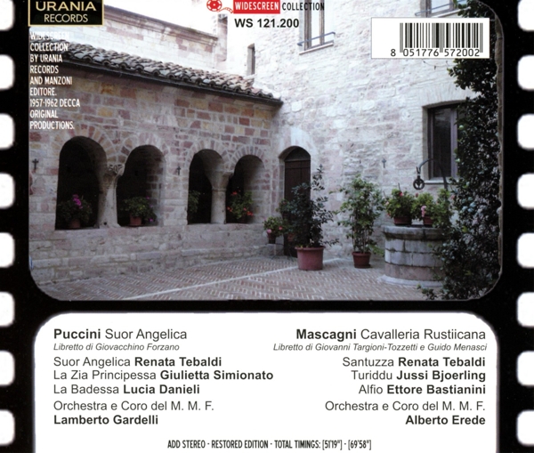 Renata Tebaldi in Opern von Puccini und Mascagni 1