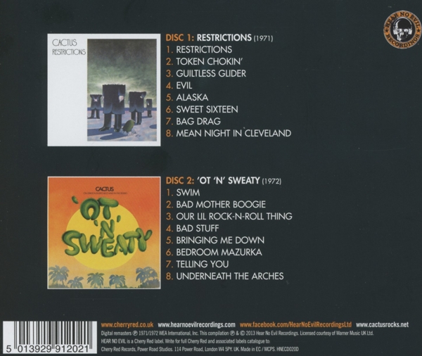 Restrictions/ \'Ot \'N\' Sweaty (2CD Edit.) 1