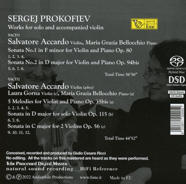 Accardo, Salvatore/ Gorna, Laura/ Bellocchio, Mar 1