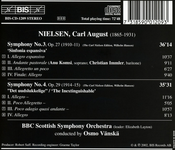 Sinfonien 3 Und 4 1