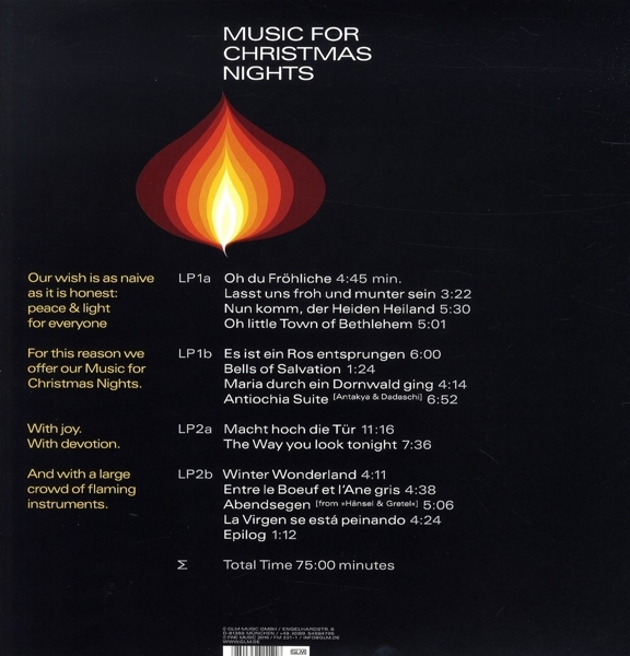 Music For Christmas Nights (Gtf 180g Black 2LP) 1
