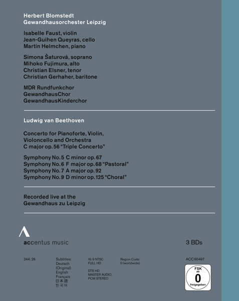 Blomstedt/ Faust/ Gewandhausorchester Leipzig/ + 1