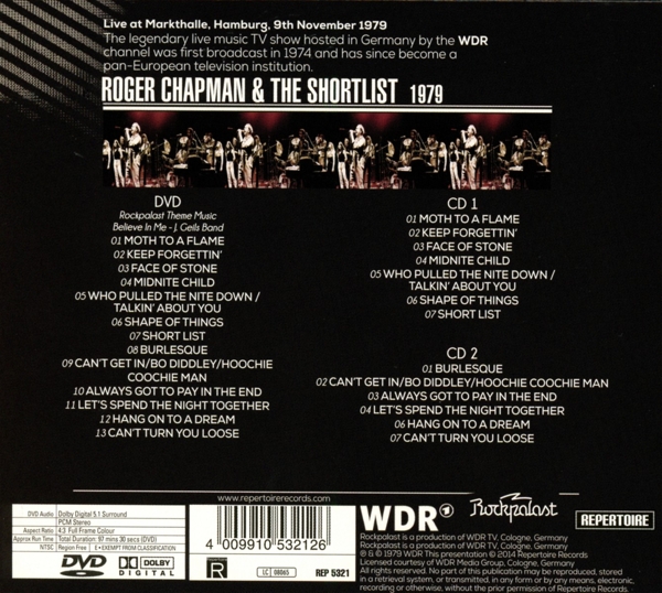 Live at Rockpalast (Markhalle Hamburg 1979) 1