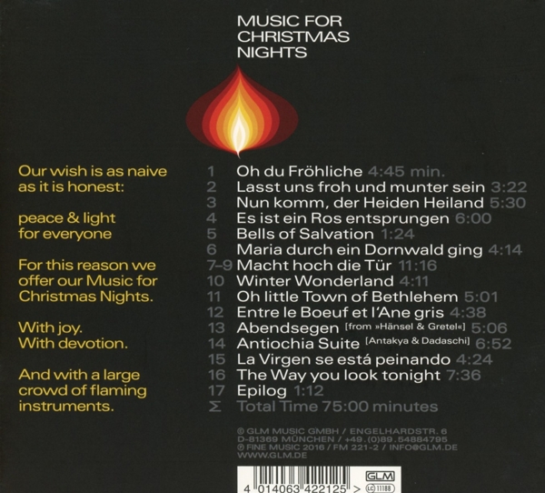 Music For Christmas Nights (Digipak) 1