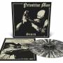 Primitive Man - Scorn (Black Ice with Heavy Bone White Splatter)