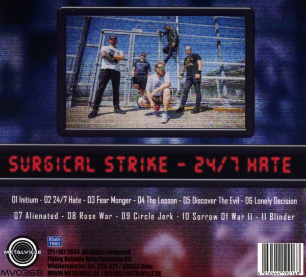24/ 7 Hate (CD Digipak) 1