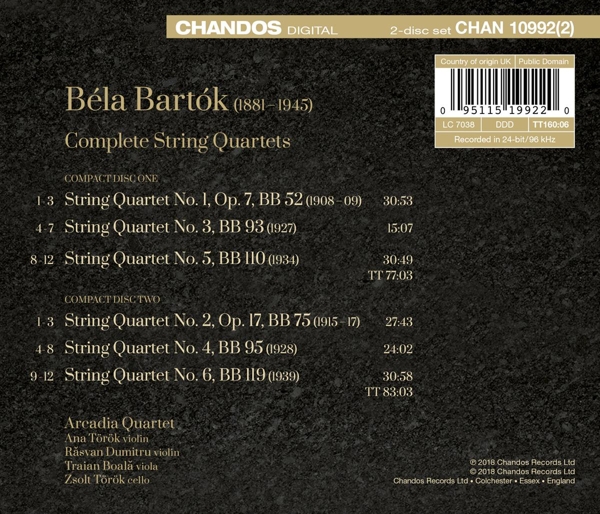 Die Streichquartette 1