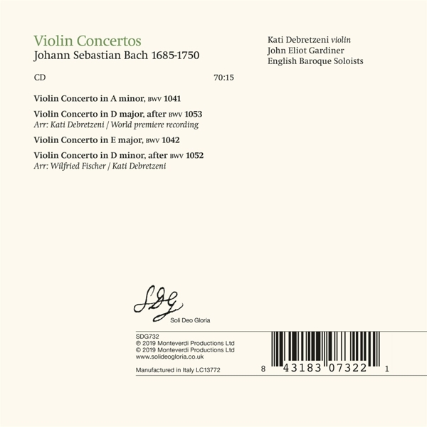 Konzerte Für Violine & Orchester 1