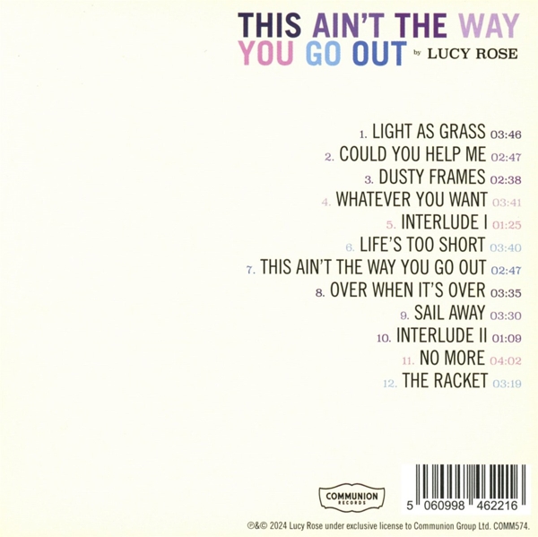 This Ain\'t The Way You Go Out 1