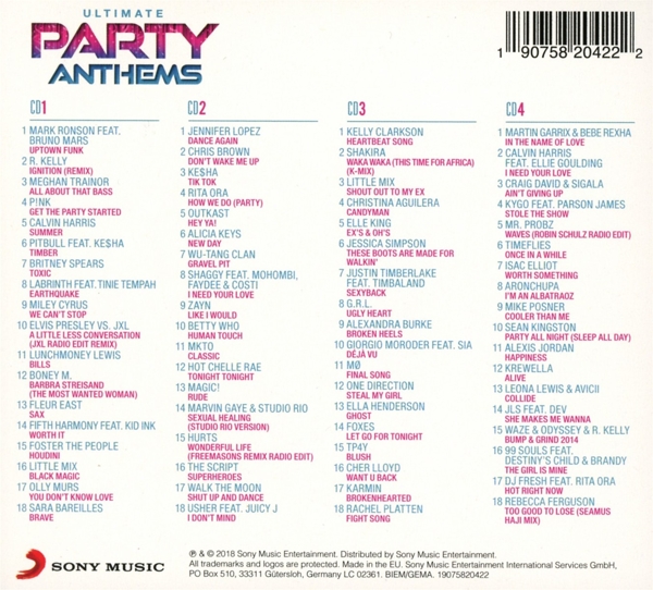Ultimate...Party Anthems 1