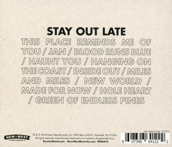 Stay Out Late 1