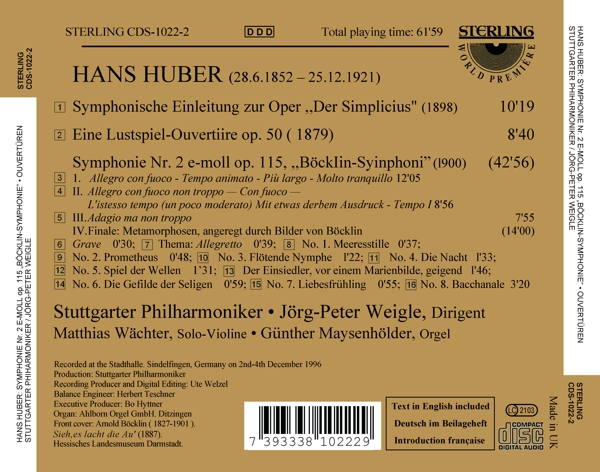 Huber/ Sinf.2/ Ouvert./ + 1