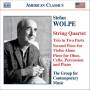 WOLPE / GROUP FOR CONTEMPORARY MUSIC - Streichquartett/Trio/Second Piece