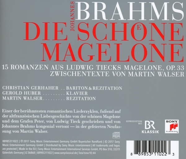 Die schöne Magelone ( Musik und Texte) 1