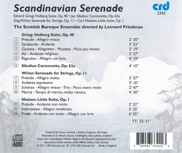Holberg Suite/ Canzonetta/ Serenade/ ... 1
