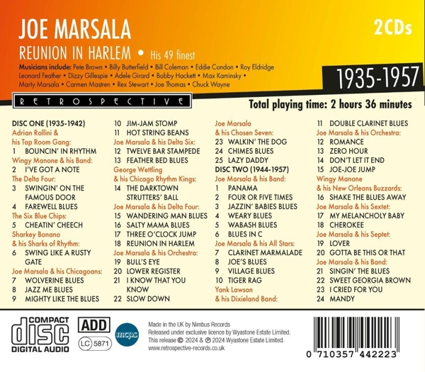 Joe Marsala - Reunion in Harlem 1