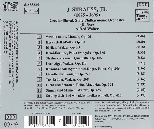 J.STRAUSS JR.-EDITION VOL.24 1