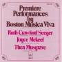 Richard Pittman / Boston Musica Viva - BOSTON MUS.VIVA PR.KAMMERMUSIK