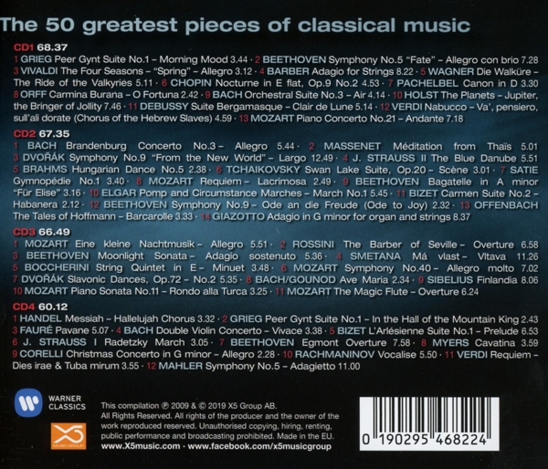 The 50 Greatest Pieces of Classical Music 1