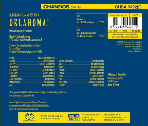 Hackmann / Boggess / Clarke / Wilson / Sinfonia Of 1
