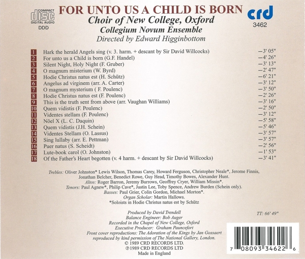 For Unto Us A Child Is Born 1