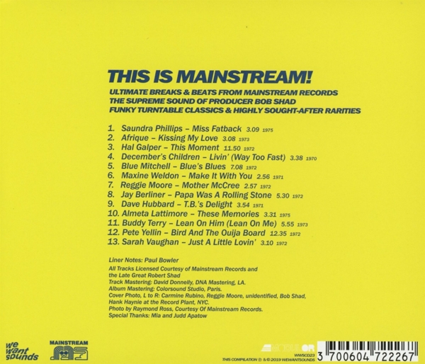 This Is Mainstream (Ultimate Breaks & Beats) 1