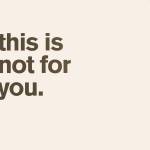 Matthew Bourne - This Is Not For You.