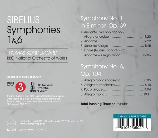 Sinfonien 1 & 6 1