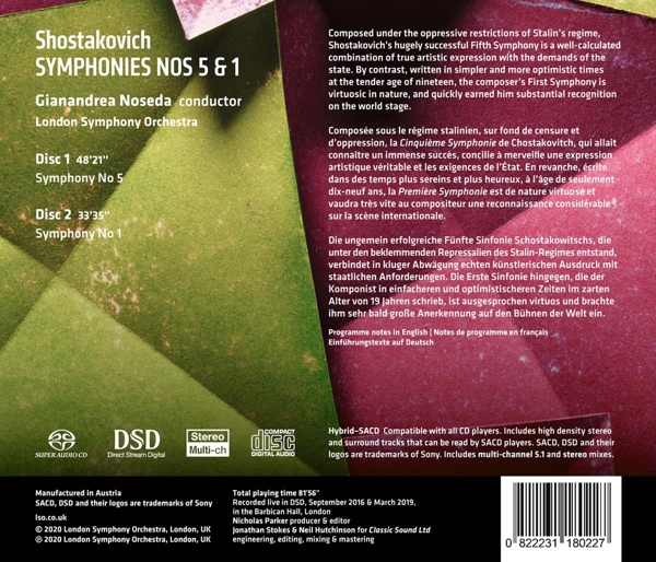 Sinfonien 5 & 1 1