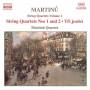 Martinu Quartett - Streichquartette Vol.1