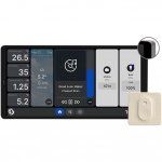 Shelly - Wall Display X2 Silver+ Blu H&T Ivory (Shelly_WDX2_HT_bundle_w)