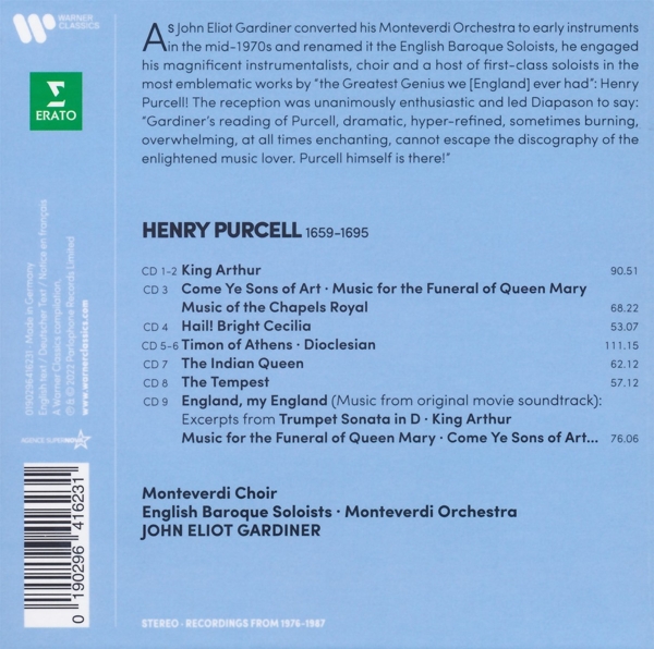 King Arthur/ Music for Queen Mary 1