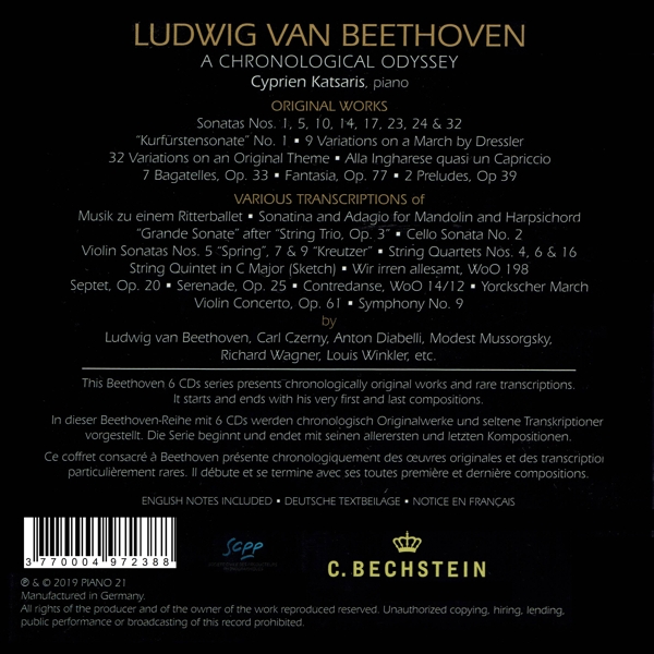 A Chronological Odyssey-Beethoven 1