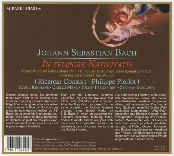 Weihnachtskantaten BWV 110/ 151/ 63 1