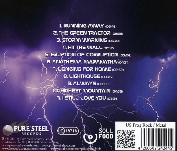【MTオー様用】THE VEITH RICARDO PROJECT／Storm The Veith Ricardo Project -Storm Warning -Pure Steel Records Gmbh