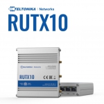 Teltonika - RUTX10 - Wireless Router - 4-port switch - GigE - Bluetooth 4.0, 802.11b/g/n/ac - dual-band - DIN rail mountable (RUTX100