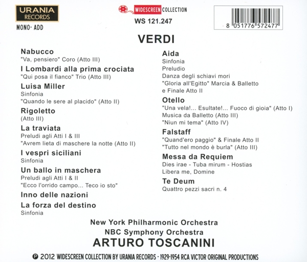 Toscanini dirigiert Verdi 1