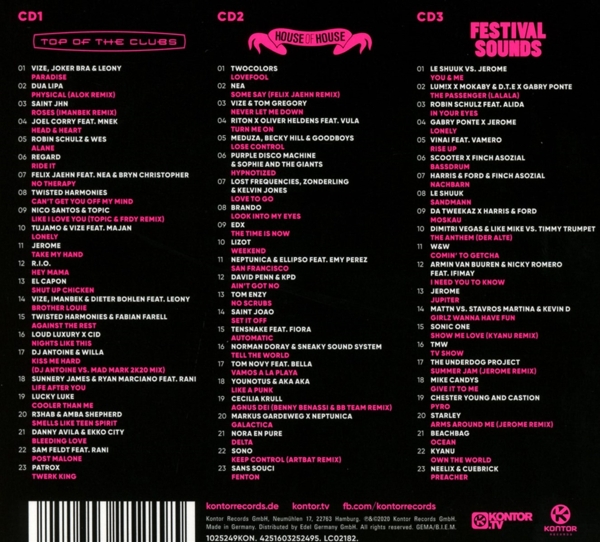 Kontor Top Of The Clubs-Biggest Hits Of MMXX 1