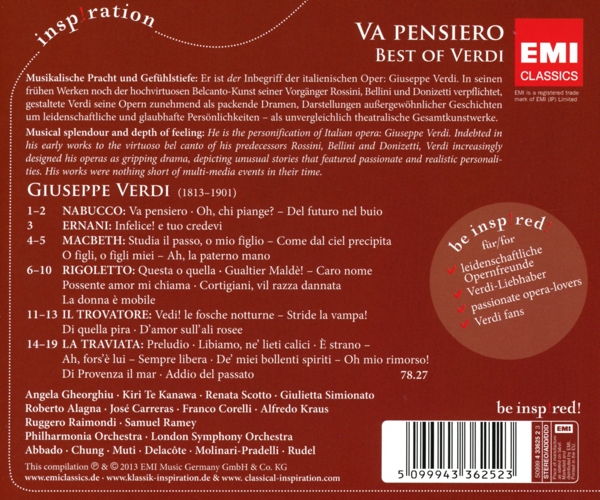 Va Pensiero-Best Of Verdi 1