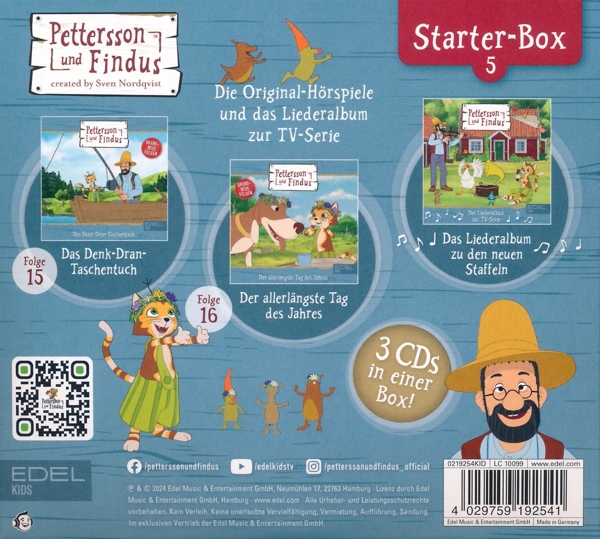Starter-Box, Folge 15, 16 und das Liederalbum 1